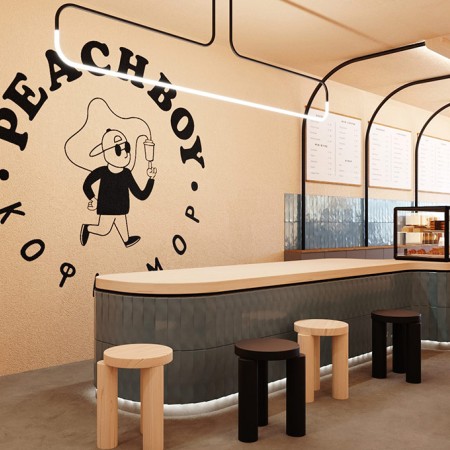 peach boy woodidea thessaloniki bar restaurants wooden 