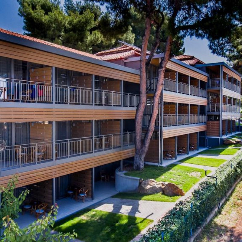 Blue Dolphin Hotel woodidea ξύλινες κατασκευές