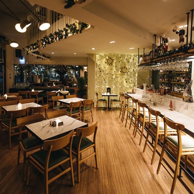 Mangiare Gastro Bar woodidea ξύλινες κατασκευές