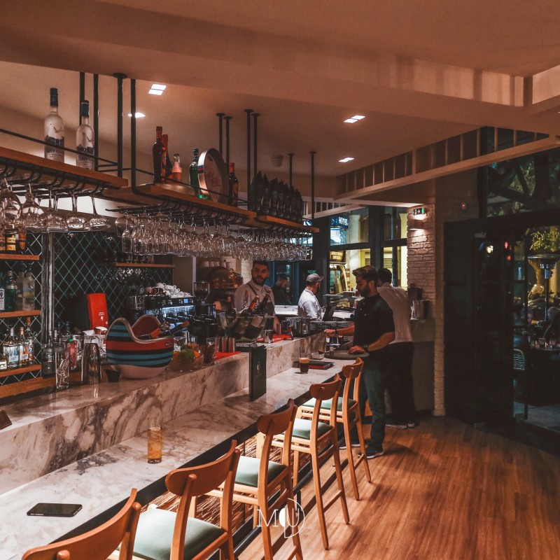 Mangiare Gastro Bar woodidea ξύλινες κατασκευές