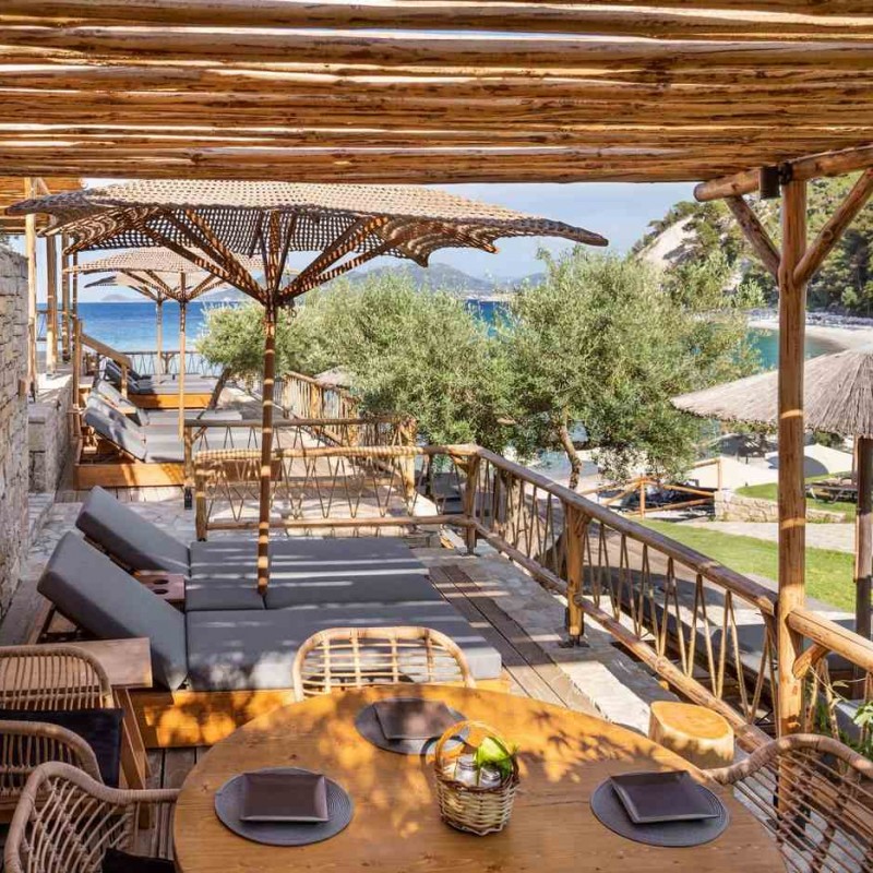 Navagos Beach Bar woodidea ξύλινες κατασκευές
