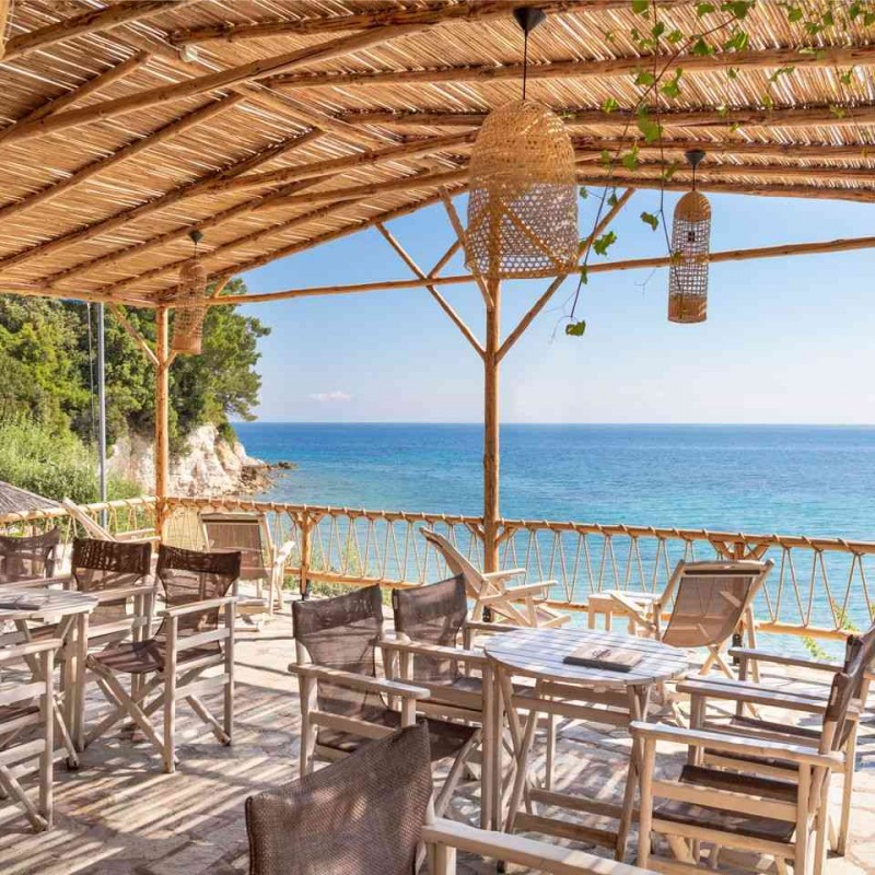 Navagos Beach Bar woodidea ξύλινες κατασκευές