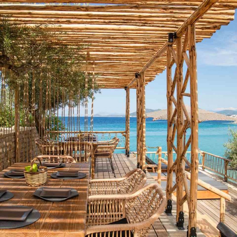 Navagos Beach Bar woodidea ξύλινες κατασκευές