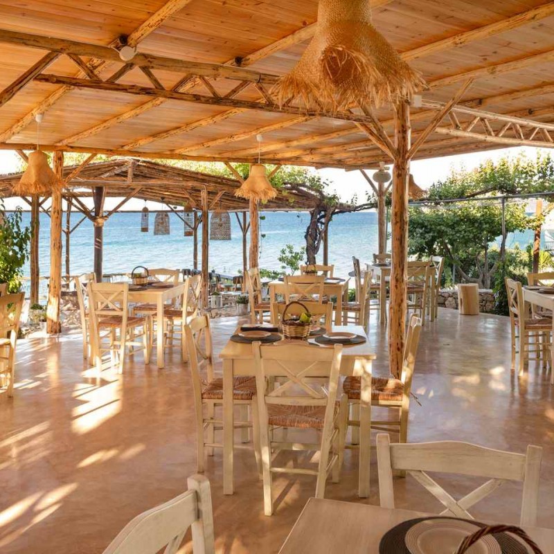 Navagos Beach Bar woodidea ξύλινες κατασκευές