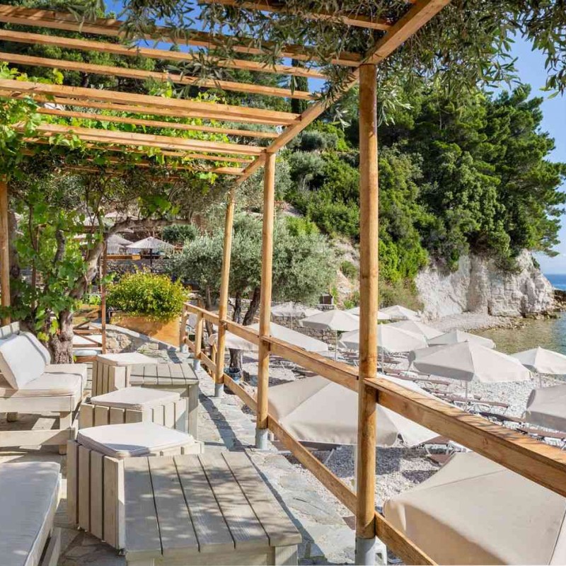 Navagos Beach Bar woodidea ξύλινες κατασκευές