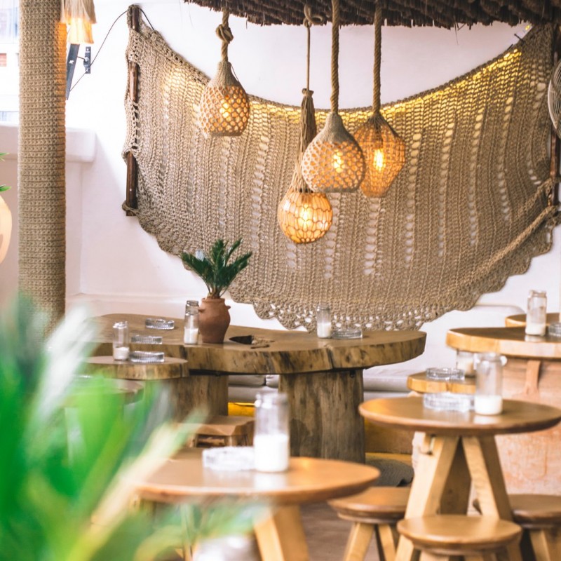 Vanilla World Skybar Rooftop Cocktail Bar woodidea ξύλινες κατασκευές