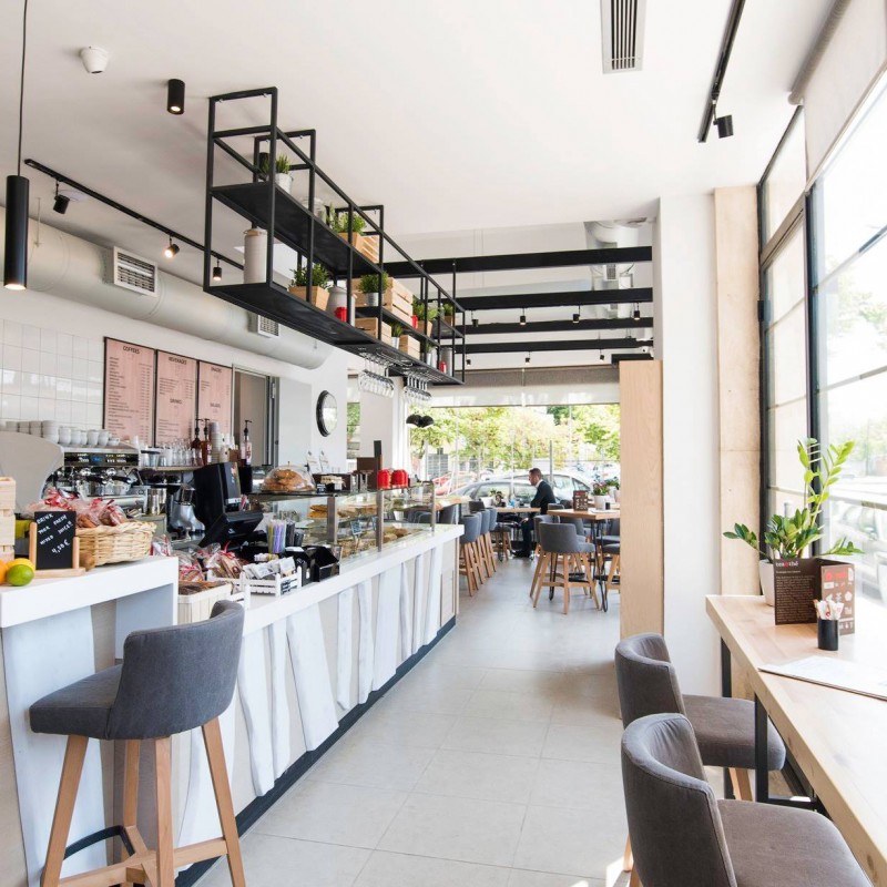 White Cup Café woodidea ξύλινες κατασκευές