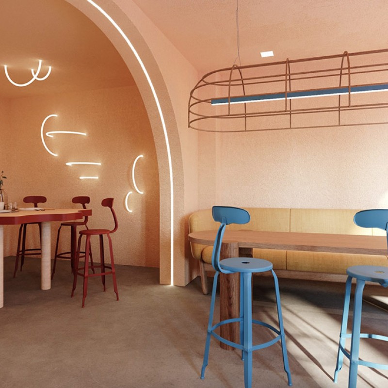 peach boy woodidea thessaloniki bar restaurants wooden 