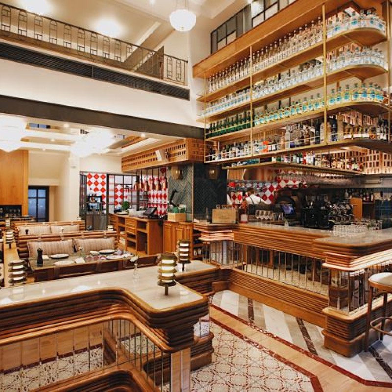 APPALOU , Thessaloniki woodidea coffee restaurant construction wooden furnioture